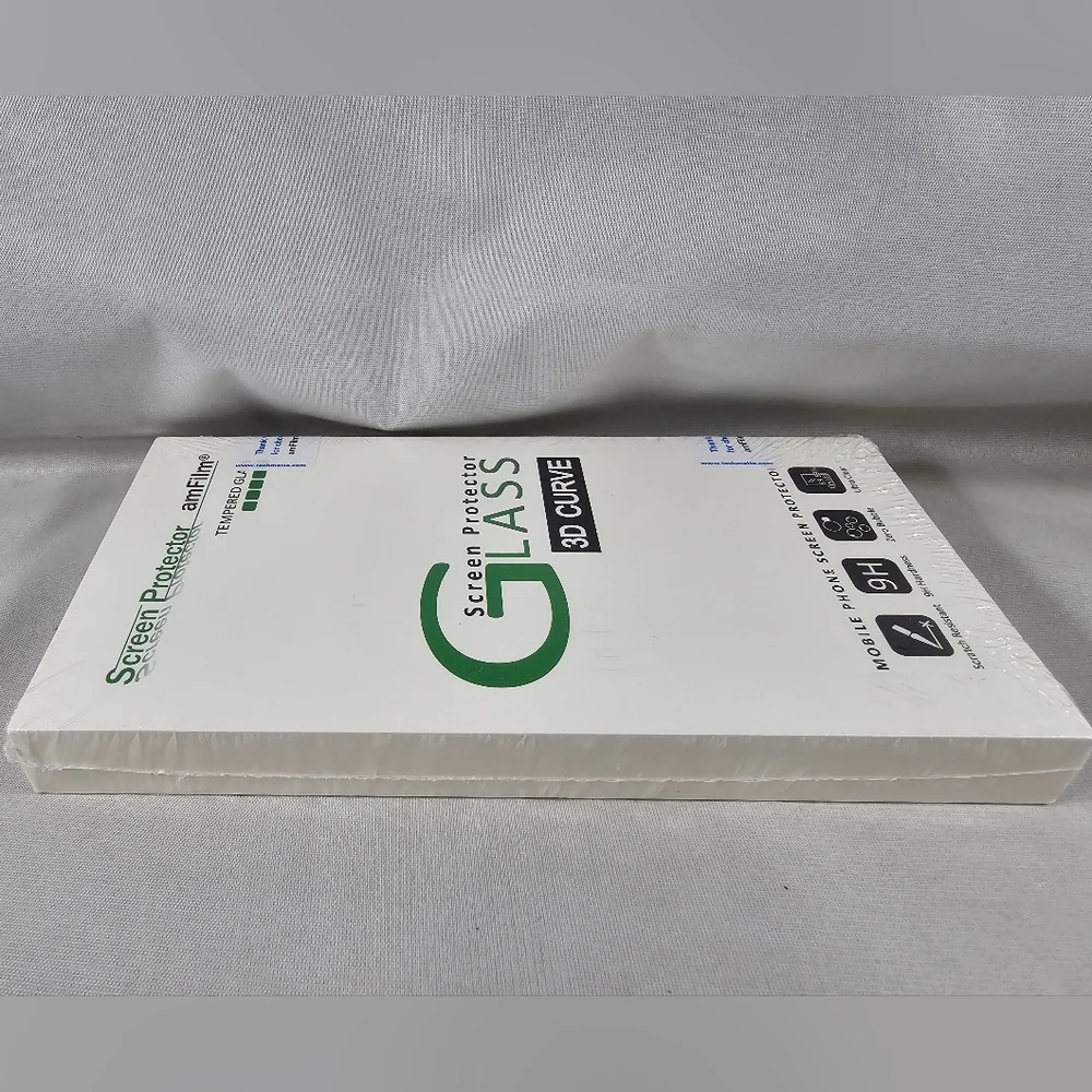 AM Film Samsung Note 8 Glass Phone Screen Protector Kit 3D Curve TechMatte